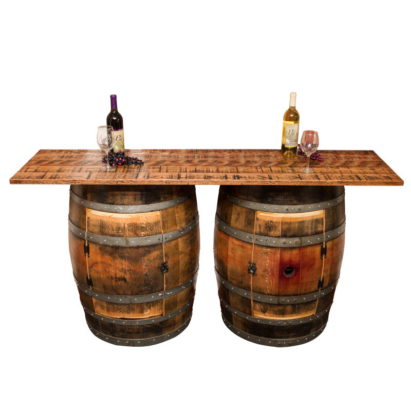 Napa East Collection Double Half Barrel Pub Table Wayfair